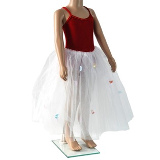 ROT / WEISS DRESS F&Uuml;R KINDER - SIZE 8