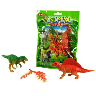 ANIMAL WORLD / DINOSAURIER playset (12st).