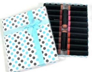 LIPPENSTIFT 5 SORTEN IN BLAUER VERPACKUNG (20er Pack)