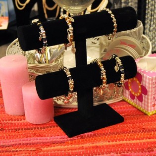 Samt-Armbanddisplay 2-rollig (3 Stk.)