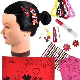 DISNEY MINNIE MAUS HAIR ZUBEH&Ouml;R (12st).