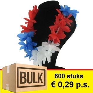 MASSE SALE *** *** HAWAII KRANZ - ROT / WEISS / BLAU (600pcs).