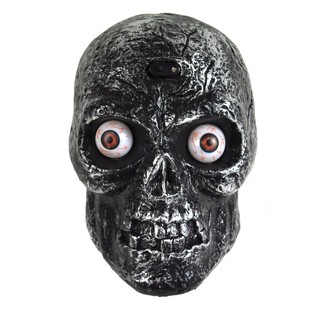Gro&szlig;er Totenkopf mit Licht und Sound (6er-Pack)