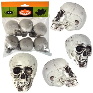 Deko-Totenk&ouml;pfe im Beutel 6er-Set (6 Beutel)