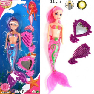 MERMAID DOLL MIT LICHT (24st.)