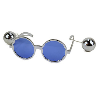 DISCO Party Brille mit Disco-Kugeln (6pc.)