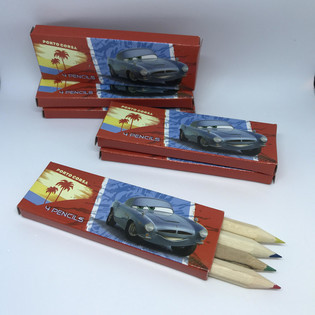 DISNEY CARS Buntstifte 4er-Set in Schachtel (48er-Set)