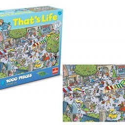 So ist das Leben Puzzle - Dorf, 1000 St&uuml;ck (1.).