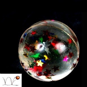 STUITERBALLEN MIT Stern- &Oslash; 3 cm. (48pcs.)