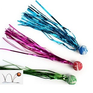 Prellen langen String, 2,5 cm (48pcs.)