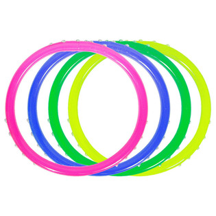 4 St&uuml;ck Loot BRACELETS mit hellen Farben (12st.)