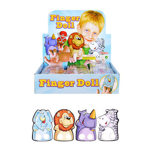 Finger-Tiere Dschungel-Figuren im Display (72 Stk.)