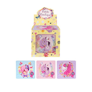 PUZZLE - Ponys / Pferde, 13 x12 cm. IN DISPLAY (108st.)