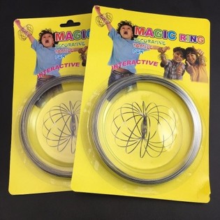 Magic Ringe / Flow Ringe - Kinetic 3D Magic Ring - MULTI FARBE | AUF KARTE (12 St.)