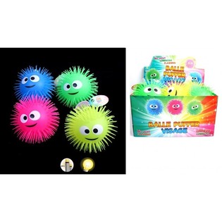 GRO&szlig;E LUMINOUS PUFFER BOUNCE BALLS IN DISPLAY (12ST)