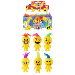 LUMINOUS SQUEEZY SMILEY PUPPEN IM DISPLAY (12st)