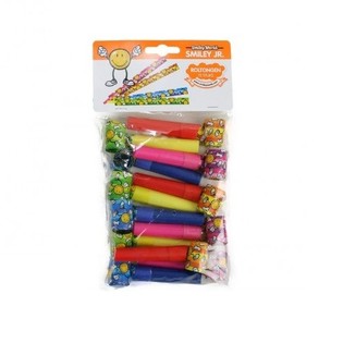 12 St&uuml;ck SMILEY ROLTONG TOETERS (12SETS.)