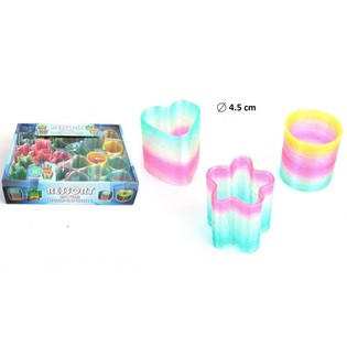 REGENBOGENSPIRALEN IM MIX-DESIGN &Oslash;4,5 CM IM DISPLAY (24 Stk.)