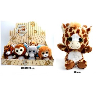 DUSCH ZOO TIERE, MIX DESIGN 16 CM. HOCH IN DISPLAY (12st.)