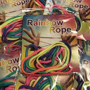 REGENBOGENSEIL - Multi Color Rainbow Seile (12 St.)