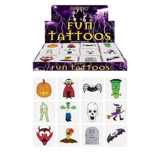 FUN TATOOS - MODELL HALLOWEEN (48packsx12st.)