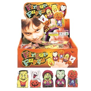 HALLOWEEN ENGE FINGERPOPPEN FIGUREN IM DISPLAY (96st.)