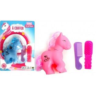 PONY MIT 2 B&Uuml;RSTEN AUF KARTE (24 St&uuml;ck)