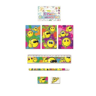 5-teiliges Smiley Schreibset (24 Stk.)
