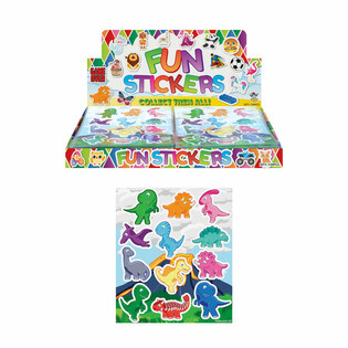 FUN STICKERS - MODELL: DINOSAUR (120 Stk.)