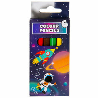 6-TEILIGES FARBSTIFT-SET - SPACE / SPACE (24 St&uuml;ck)