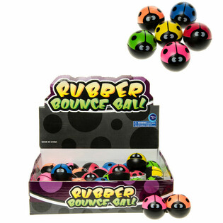 BUNNING BALL LADYBUG &Oslash; 3,6 cm. IM DISPLAY (30 St&uuml;ck)