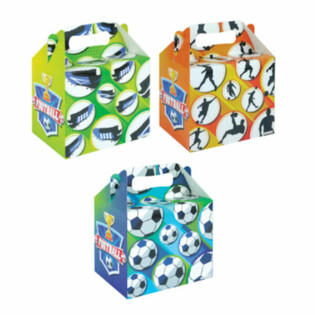 MEN&Uuml;KASTEN - FUSSBALL - 14 x 9,5 x 18 cm (24 St&uuml;ck)