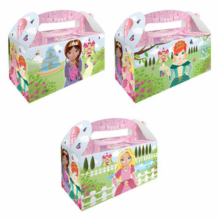 MENUBOX - PRINZESSIN - 22,5 x 9,5 x 18 cm (12 St&uuml;ck)