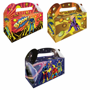 MENUBOX - SUPER HERO - 22,5 x 9,5 x 18 cm (12 St&uuml;ck)