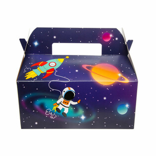 Men&uuml;boxen Weltraum / Space - 22,5 x 12 x 9,5 cm (24 Stk.)