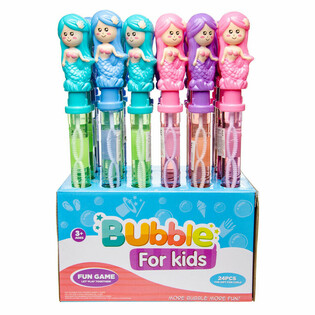 GROSSE MERMAID / MERMAID BUBBLE ROD 38 Cm. IM DISPLAY (24 St&uuml;ck)