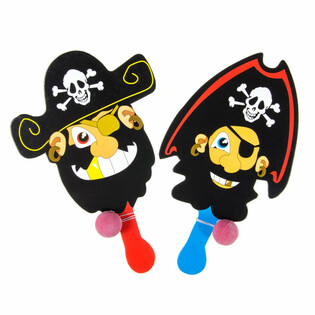 Piraten Paddle-Ball-Spiel (24 Stk.)