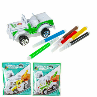 3D PUZZLE BAUEN & FARBEN SIE IHR EIGENES AUTO (12 St&uuml;ck)