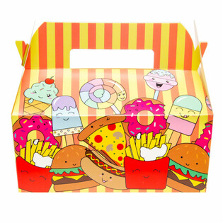 Fast Food Men&uuml;boxen - 22.5 x 12 x 9.5 cm (24 St&uuml;ck)