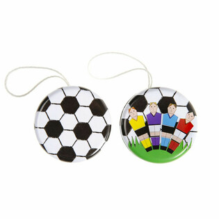 Metall Fu&szlig;ball Jojos (24er-Pack)