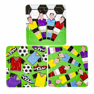 MIX FUSSBALL PUZZLES - 14 x 14 Cm (50 St.)