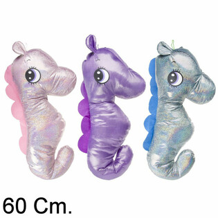 Gro&szlig;es Pl&uuml;sch-Seepferdchen 60 cm - Farbmix (6 Stk.)