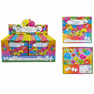 Smiley Puzzle im Display (12er Pack)