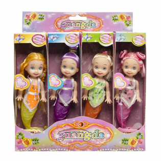 Kleine Meerjungfrau Mermaid Puppen im Display (16 Stk.)