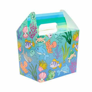 Men&uuml;- / Gastgeschenkboxen Meerestiere (12 St&uuml;ck)