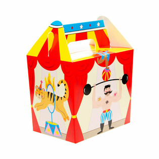 Zirkus Men&uuml;boxen / Mitgebselboxen (12 Stk.)