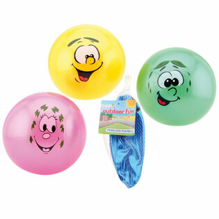 MIX LACHGESICHTER / SMILEY BALL &Oslash;20 cm (36 Stk.)