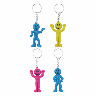 Smiley Figuren Schl&uuml;sselanh&auml;nger (60 Stk.)