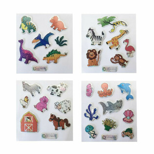 Glitzersticker - Modell: Tiermix (100 Stk.)
