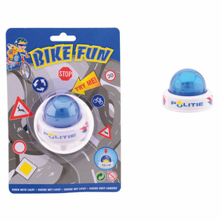 Bike Fun Polizei Sirene - Licht & Sound f&uuml;r Kinderfahrr&auml;der